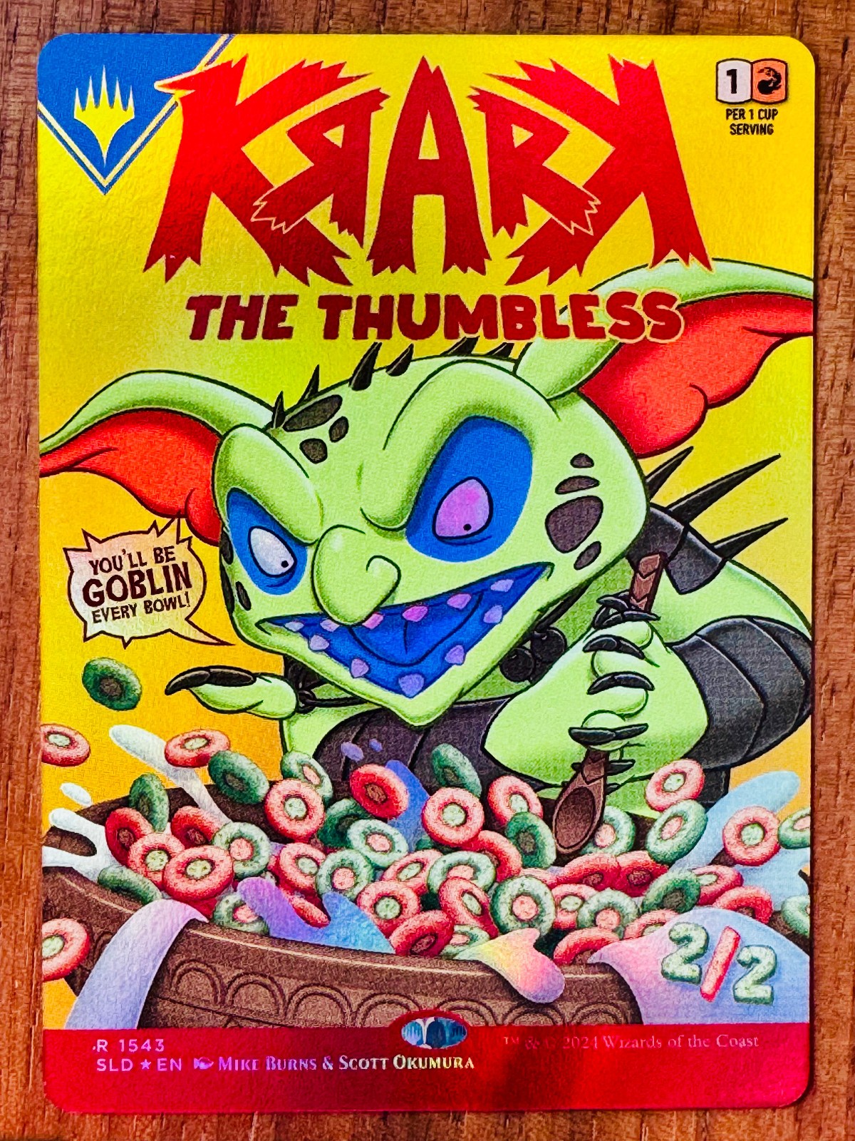 Krark, the Thumbless (Rainbow Foil) [Secret Lair Drop Series] MTG NM Foil
