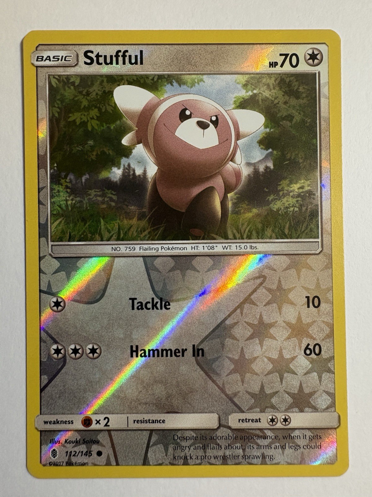 Stufful 112/145 Sm-Guardians Rising Reverse Holo