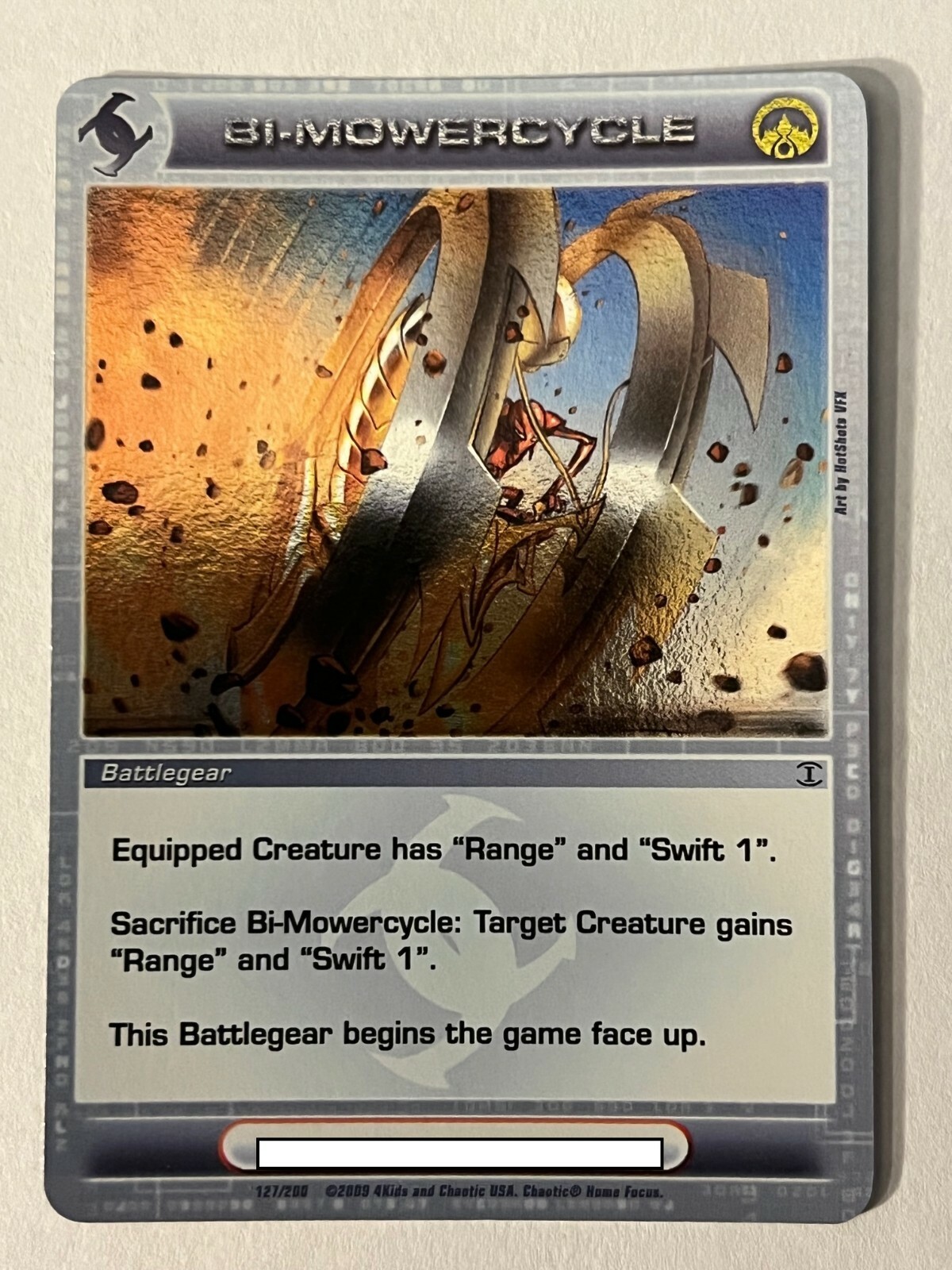 Chaotic 127/200 Bi-mowercycle Holo Foil Rare Battlegear Card