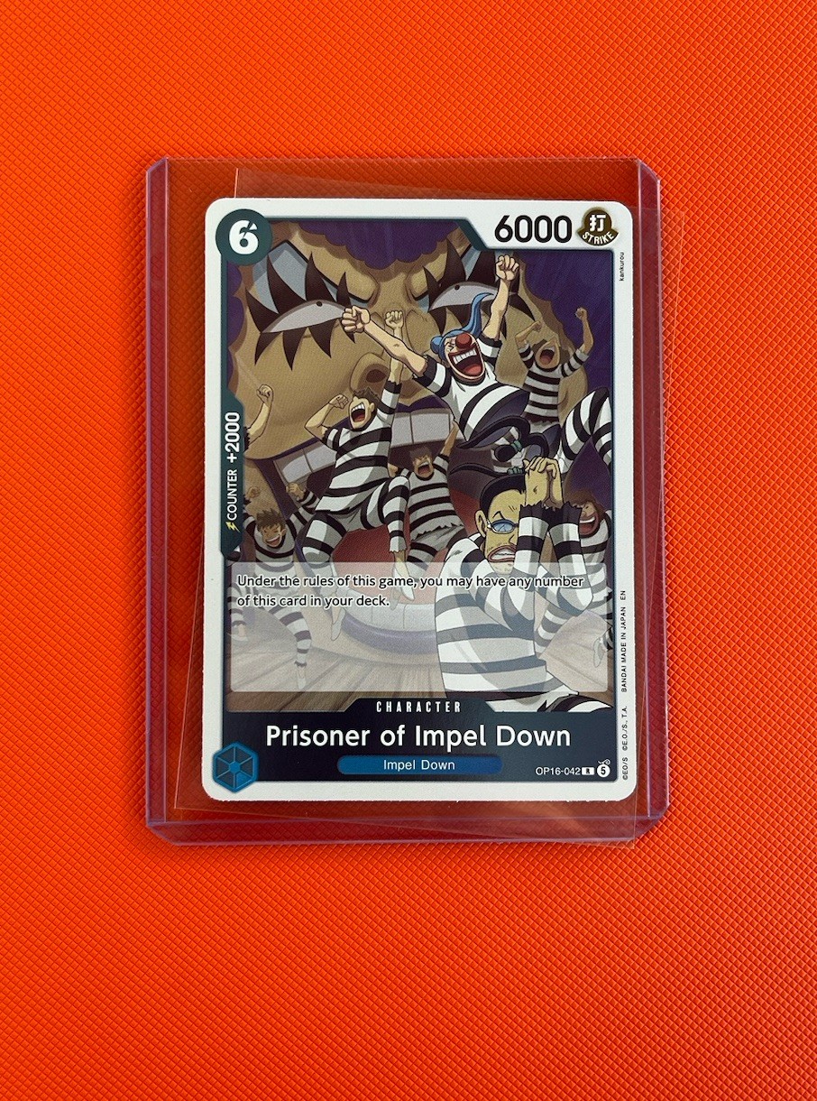 Prisoner of Impel Down OP16-042 R The Time of Battle Foil English One Piece A3