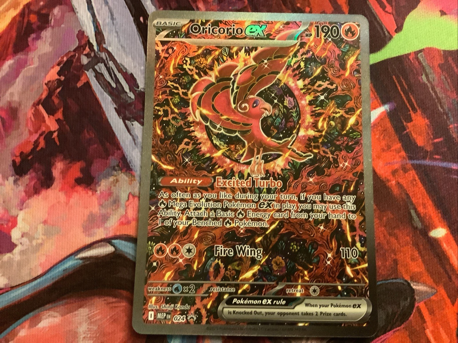 Oricorio ex 024 Me: Mega Evolution Promo Holo