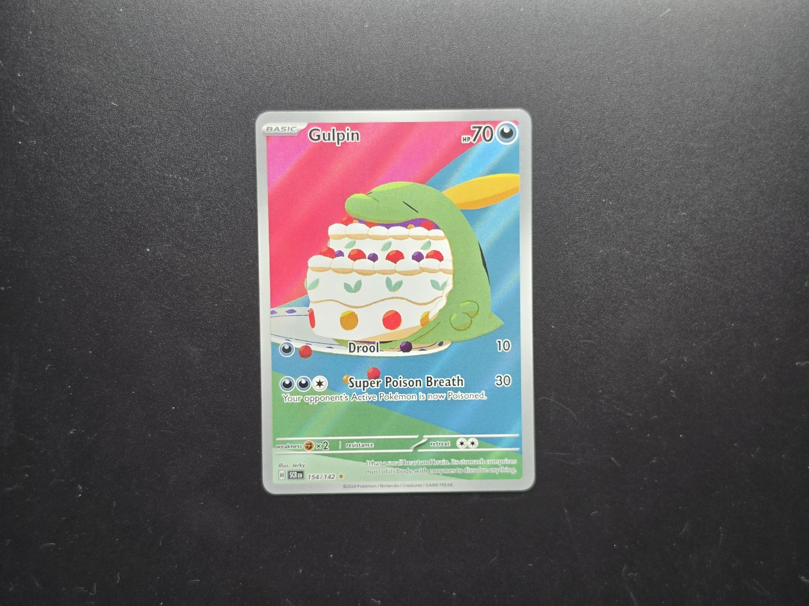 Gulpin 154/142 Illustration Rare Stellar Crown Pokemon Holo Near Mint