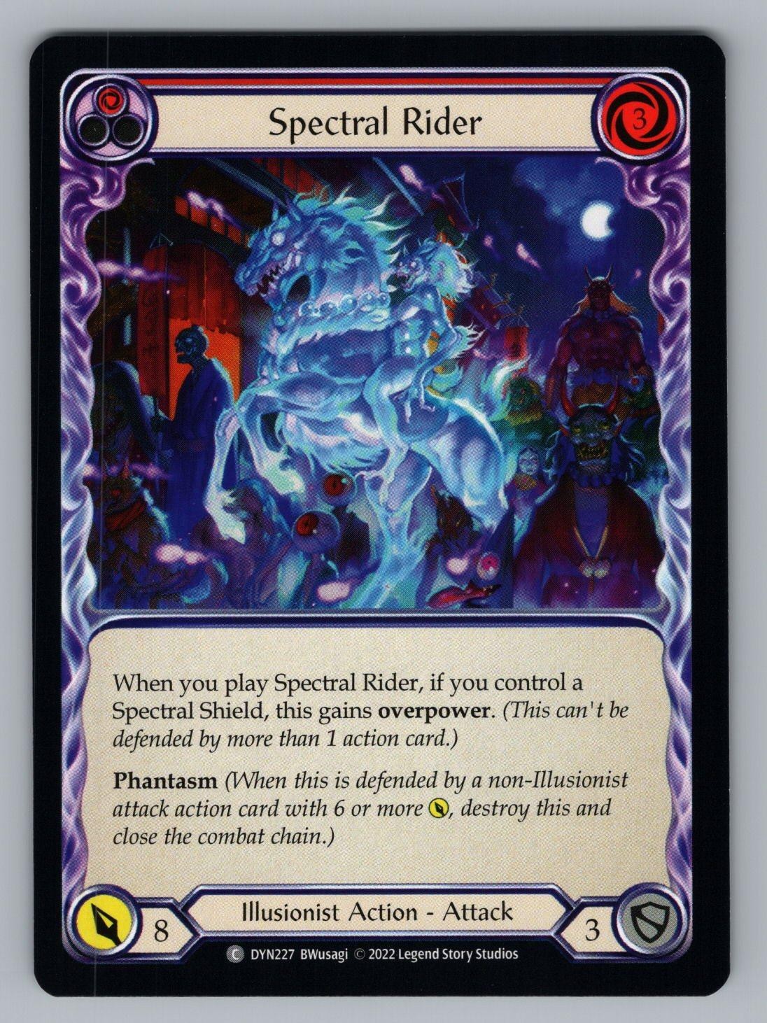 SPECTRAL RIDER (RED) DYN227 C FLESH AND BLOOD NM WISNU TAN!$