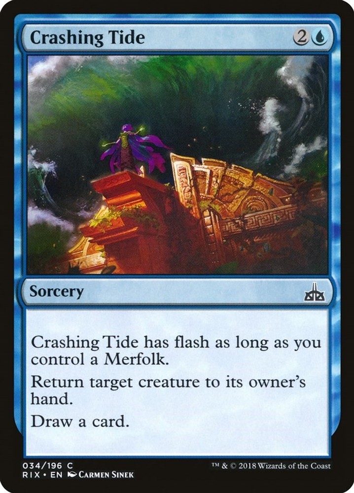 NM – Crashing Tide [RIX – 34] Rivals of Ixalan