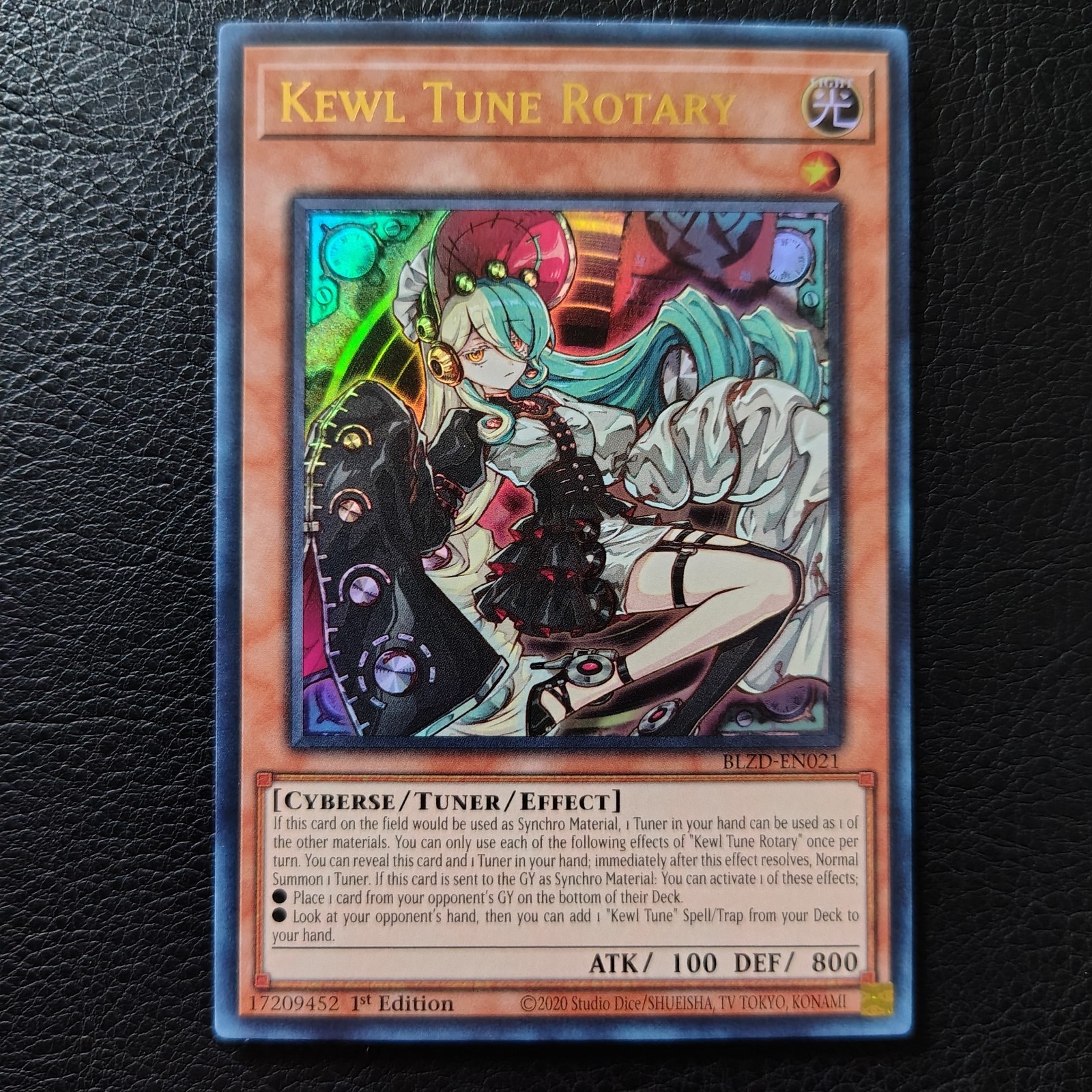 Kewl Tune Rotary BLZD-EN021 Blazing Dominion 1st Edition Ultra Rare