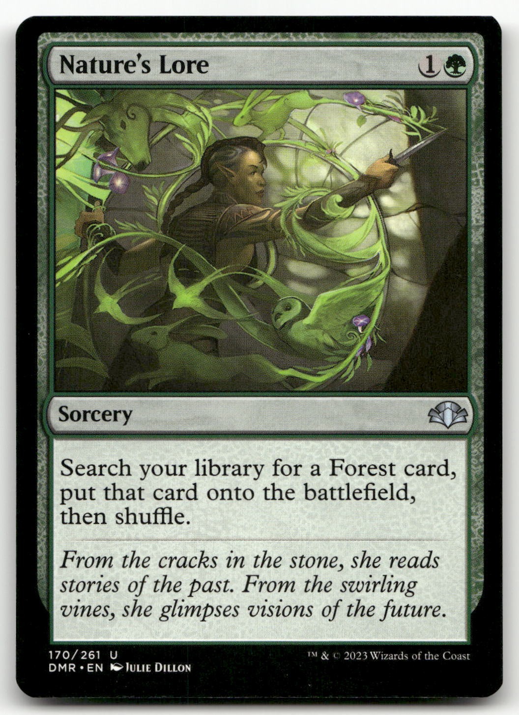 Nature’s Lore #170 (NM) Dominaria Remastered DMR Magic MTG