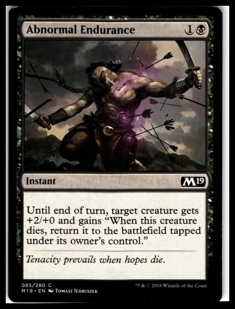 Core Set 2019 #85 Abnormal Endurance