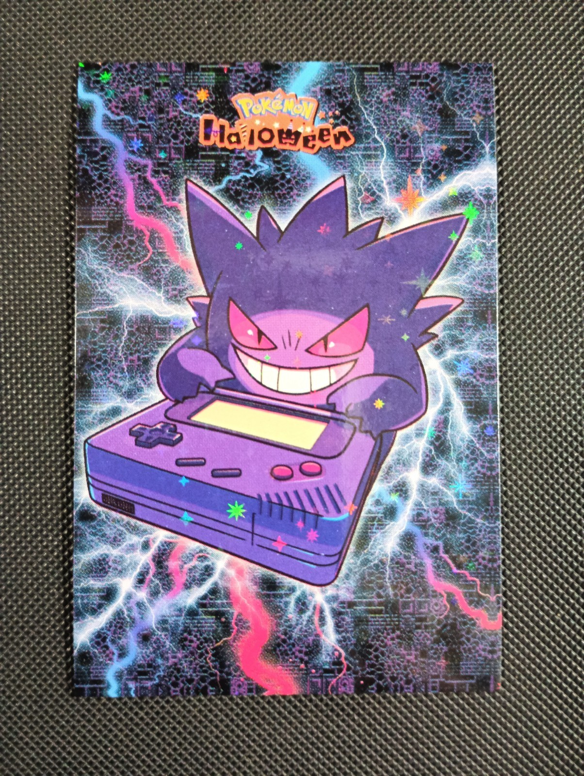 GENGAR Gameboy POKEMON DATABASE HALLOWEEN SET Star HOLO PERU 2025