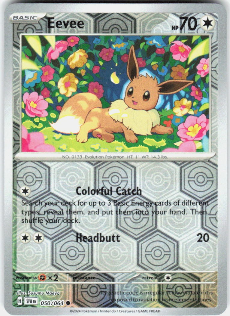 EEVEE 050/064 POKEMON C SHROUDED FABLE SUSUMU MAEYA NM/M