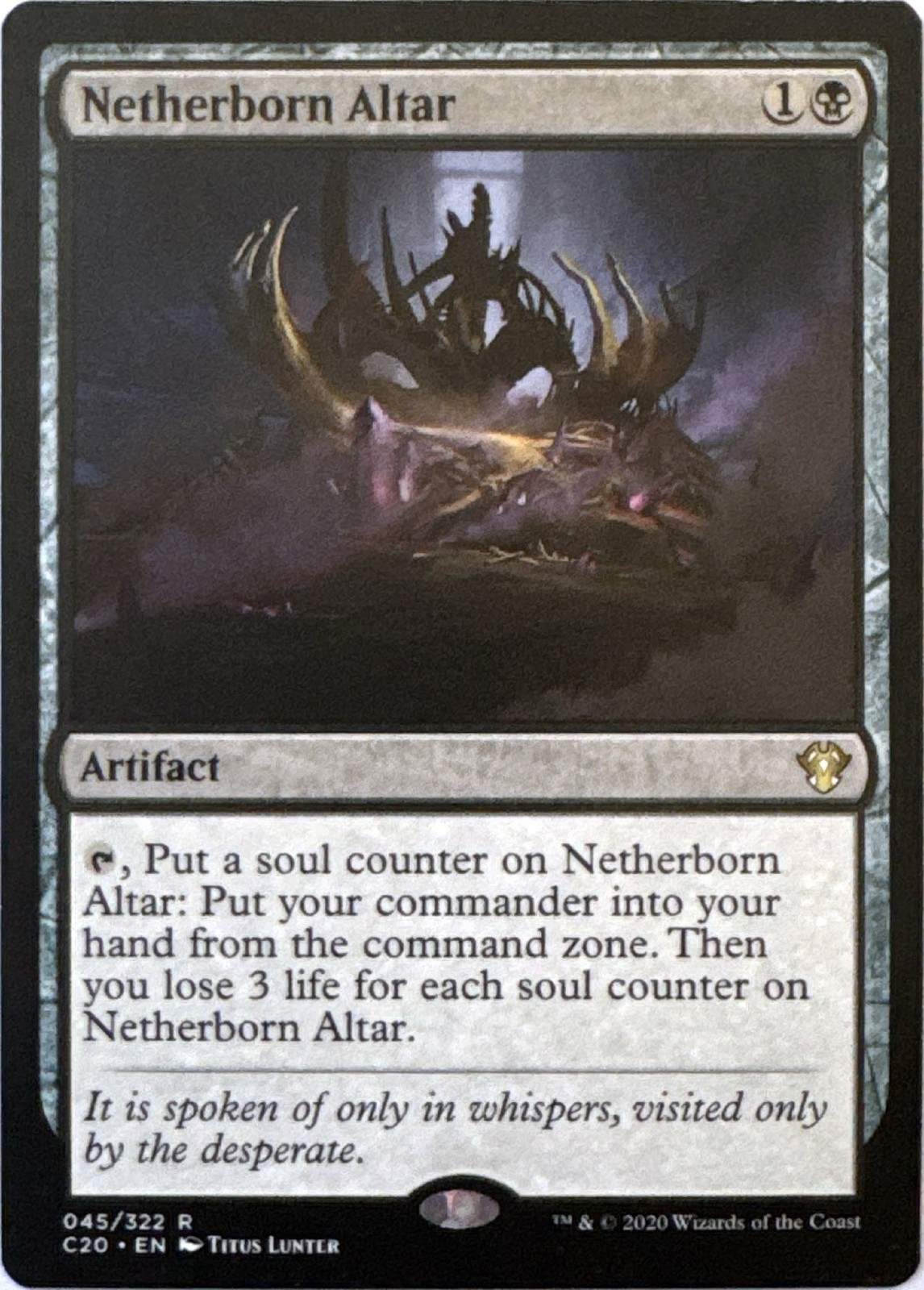 [B4G1] Netherborn Altar (#45) – Commander 2020 – MTG – NM