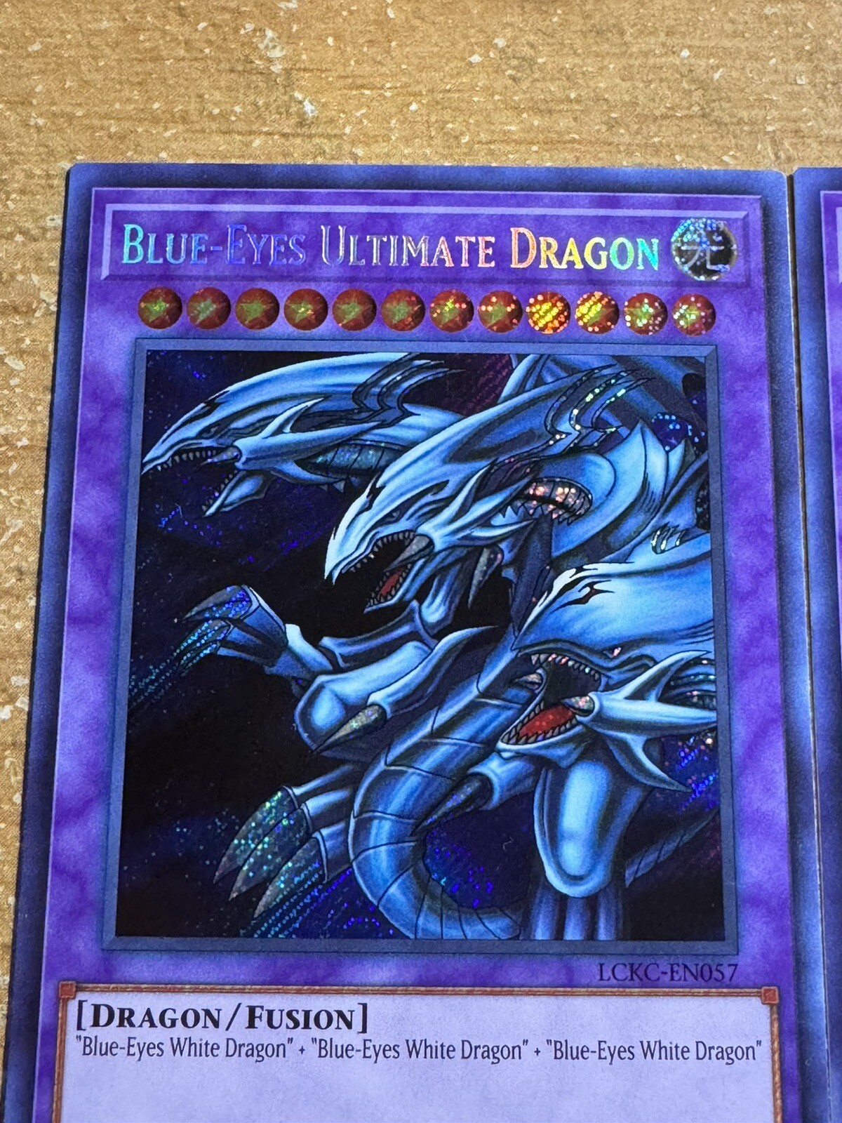 🔥 Yugioh ALL 3: Dragon Master Knight & Blue-Eyes Ultimate & Black Luster HOLO