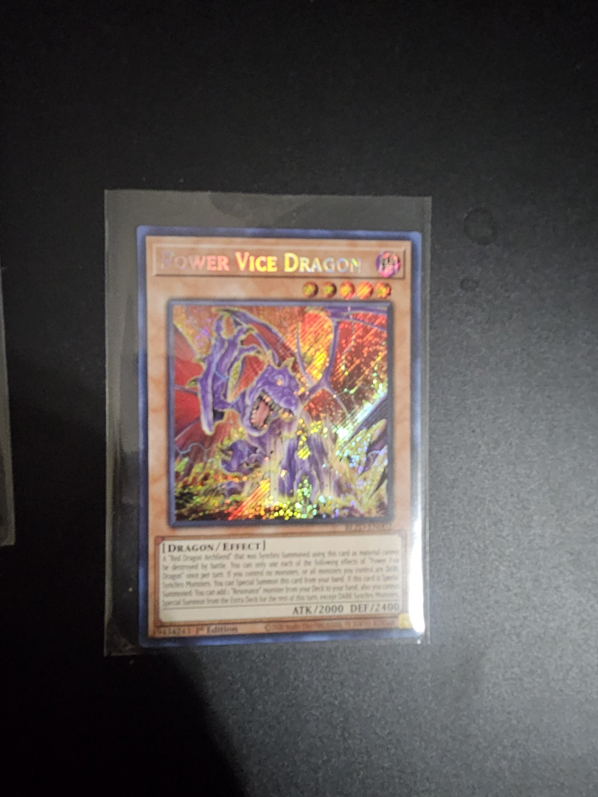 Power Vice Dragon BLZD-EN002 Blazing Dominion 1st Edition
