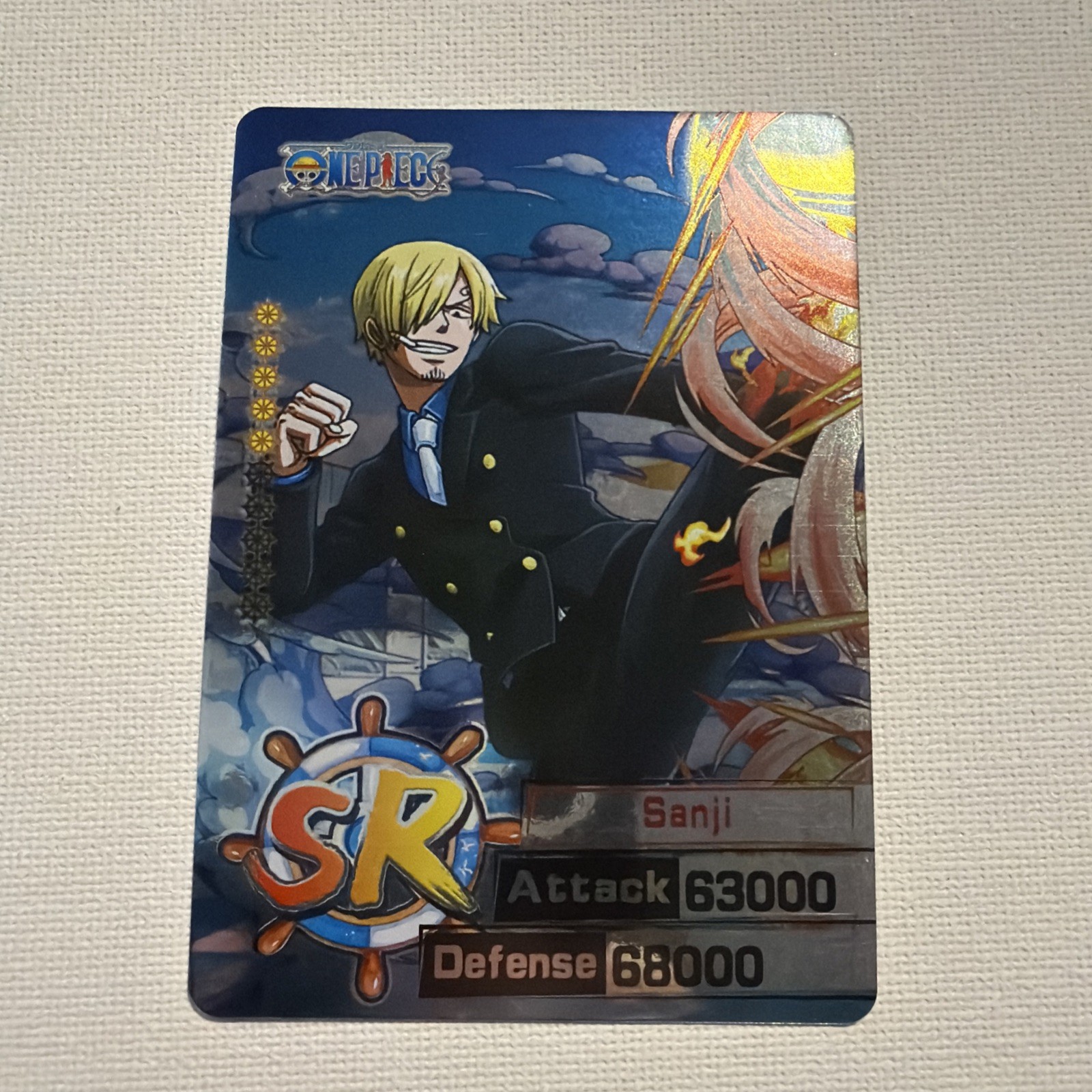 SANJI SR Holo Foil ONE PIECE Anime TCG CCG Collectible Card