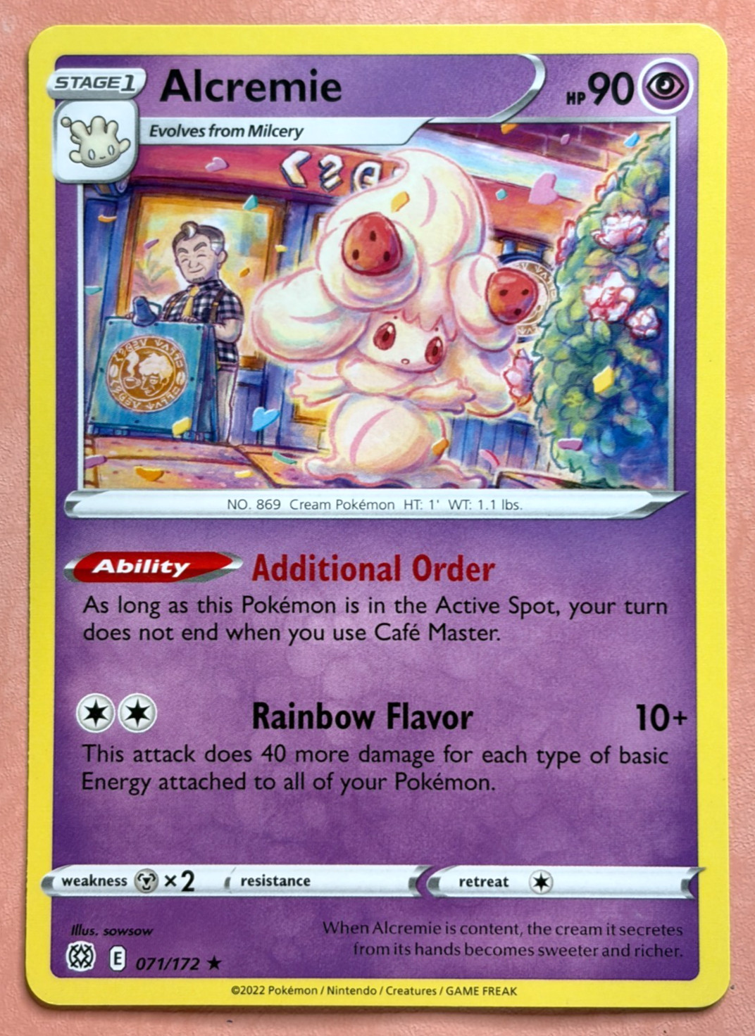 Alcremie ~Cute Pokemon Cards~ Pretty in Pink & Pastel Gallery~ sowsow