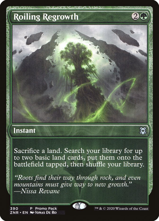 Magic the Gathering (mtg): PZNR: Roiling Regrowth (Promo) – Promo