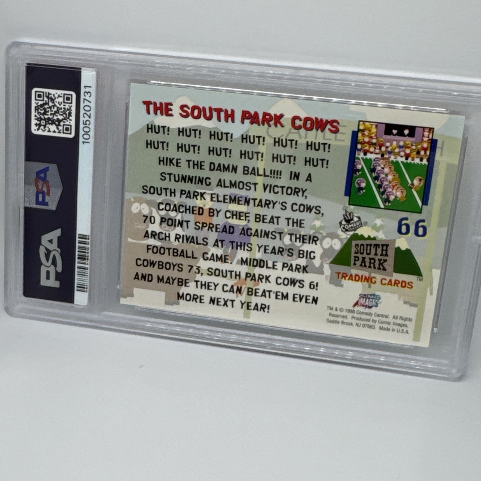 1998 Comic Images South Park “The SOUTH PARK COWS” #66 PSA 9 #100520731