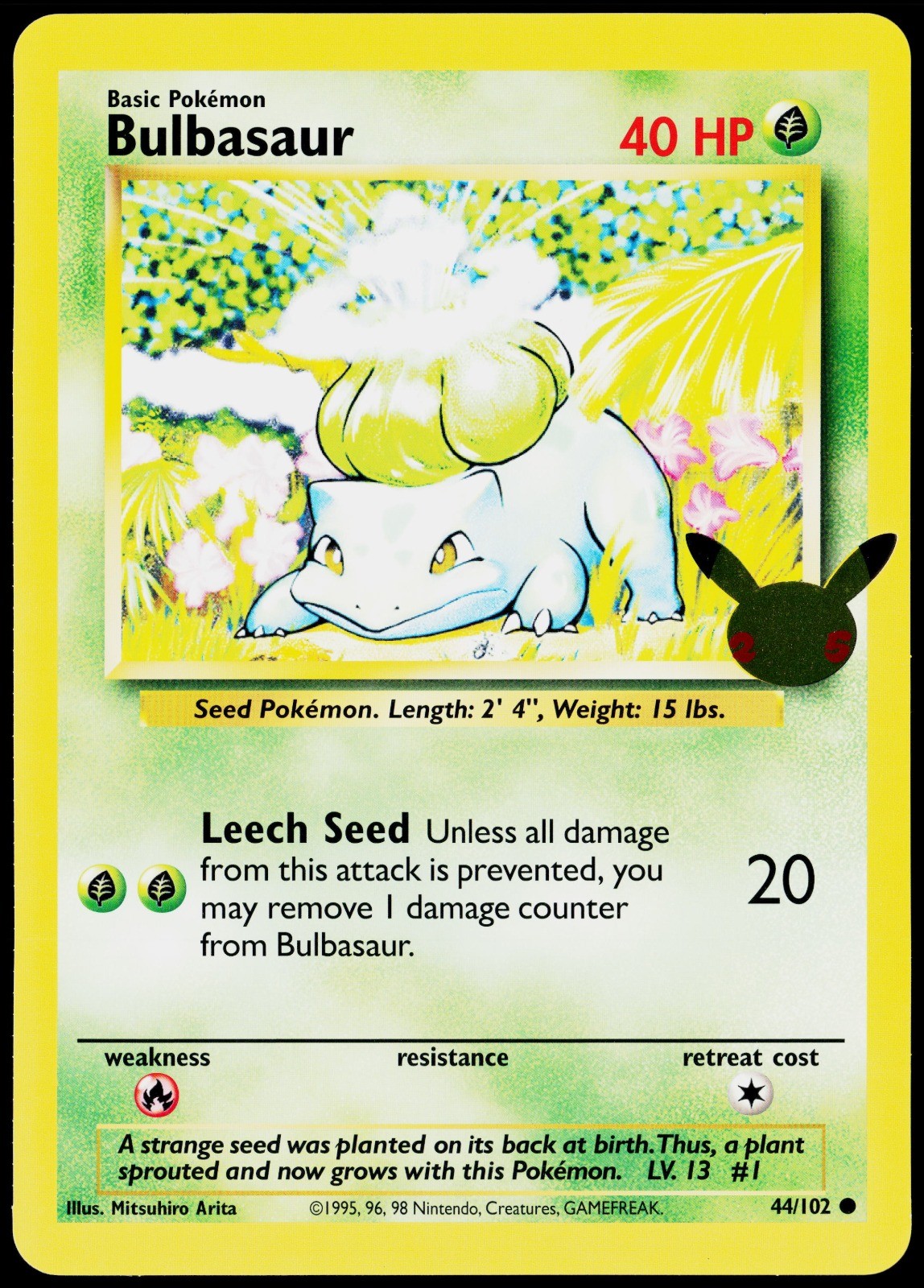 Jumbo – First Partner Pack Bulbasaur 044/102 NM