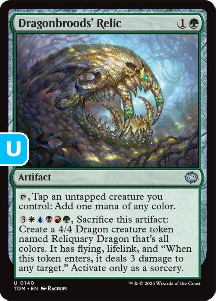 MTG Dragonbroods Relic TDM U Artifact NM