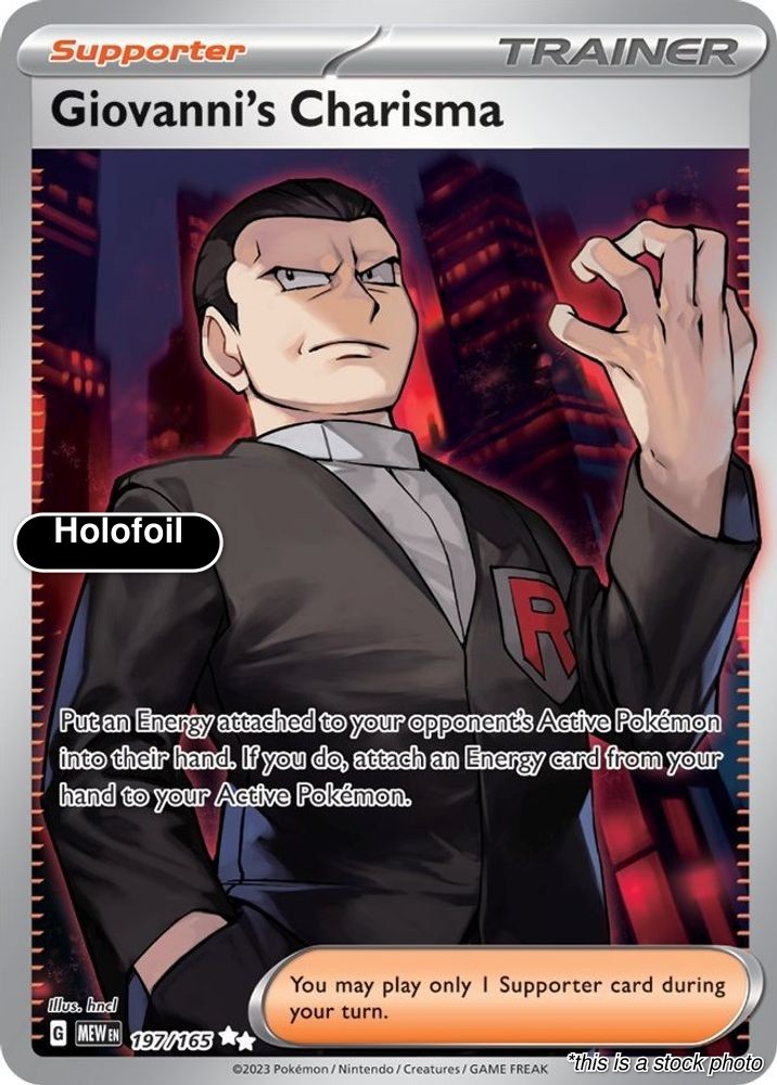 NM Giovanni’s Charisma 197/165 Ultra Rare EN