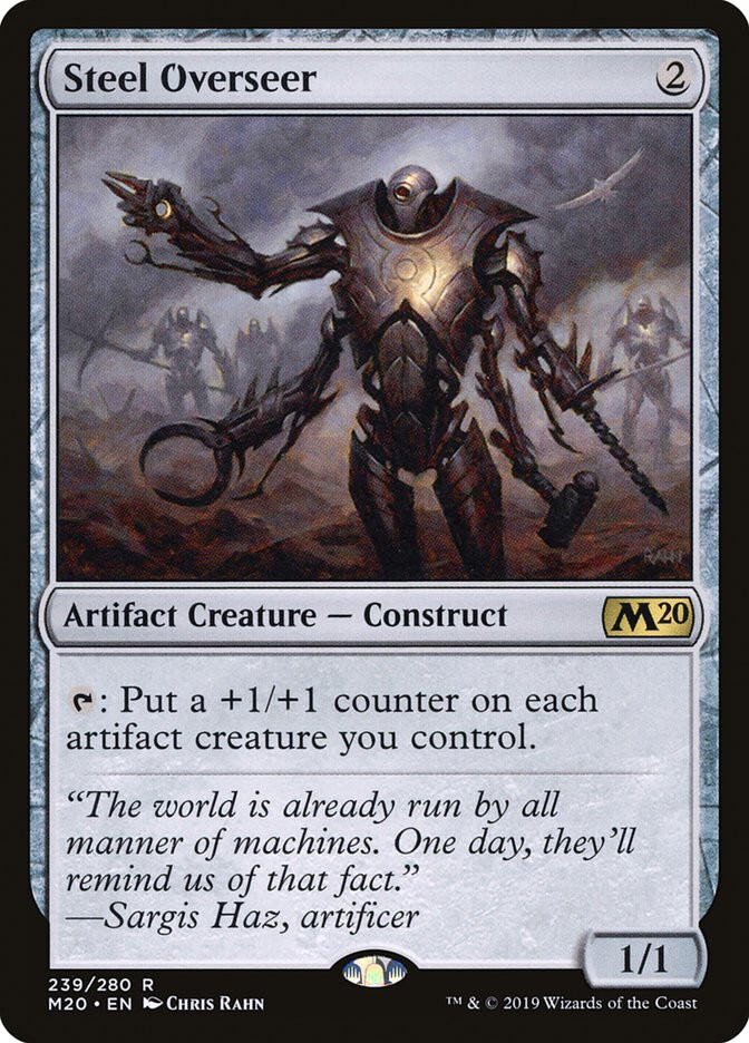 MTG Steel Overseer – Core Set 2020 #239