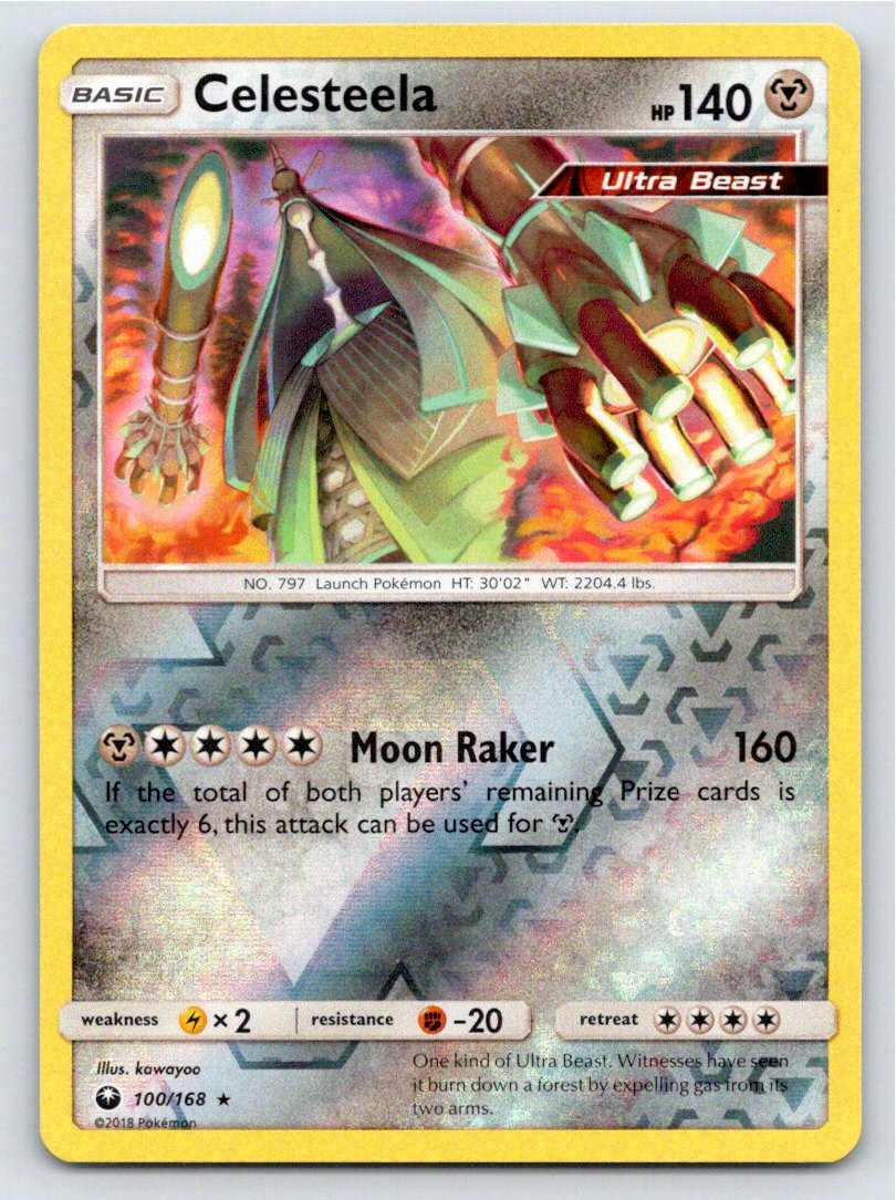 Celesteela 100/168 – Holo R Celestial Storm Pokemon Reverse Holo NM