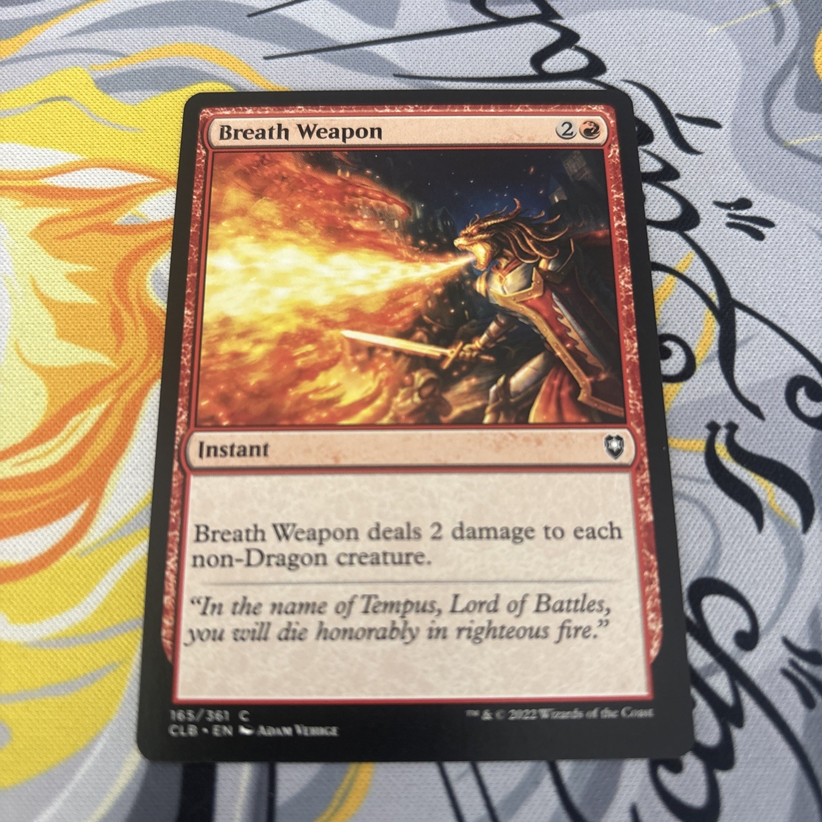 Breath Weapon – CLB – LP – Normal – 165 Near Mint MTG