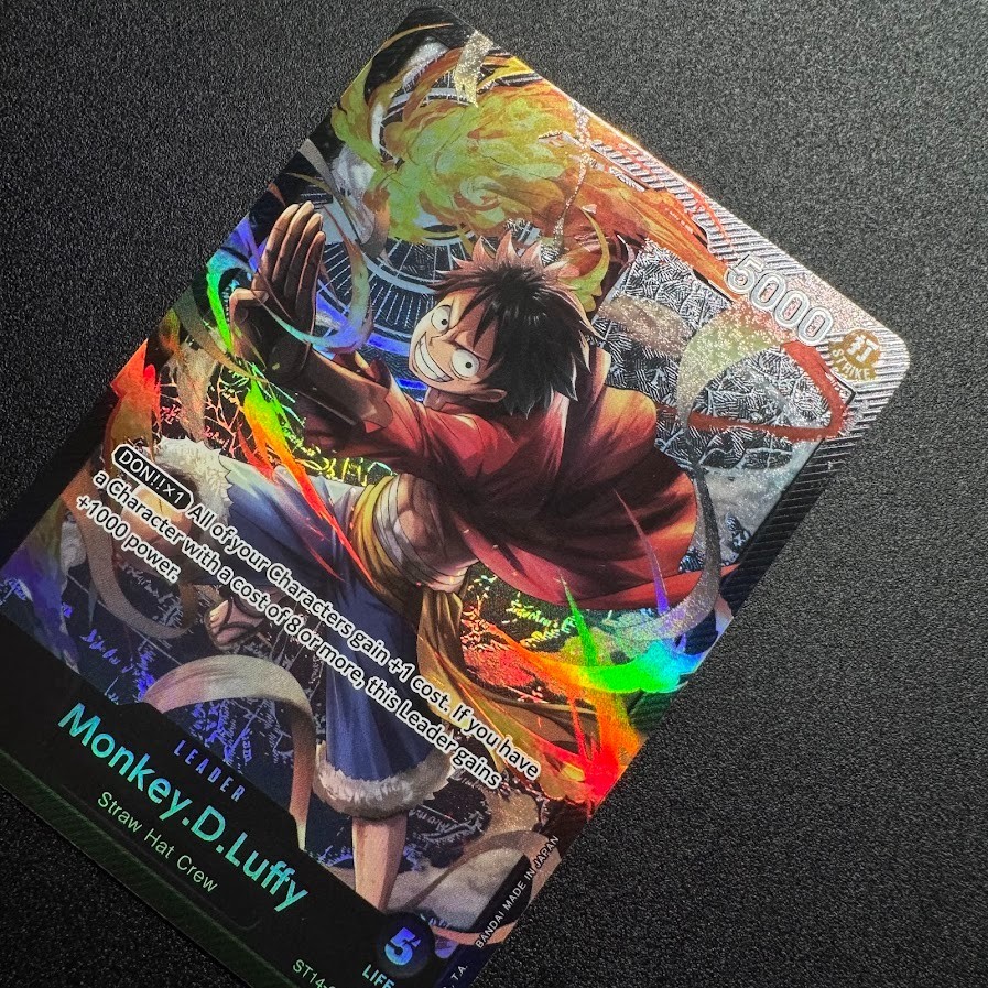 Monkey.D.Luffy ST14-001 Foil Leader One Piece TCG Starter Deck 14: 3D2Y English