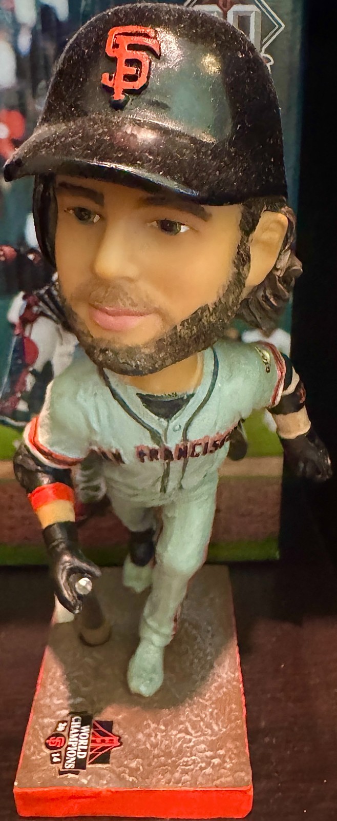 2014 Champs -S.F. Giants Bobbleheads – Brandon Crawford, Joe Panik, Matt Duffy –