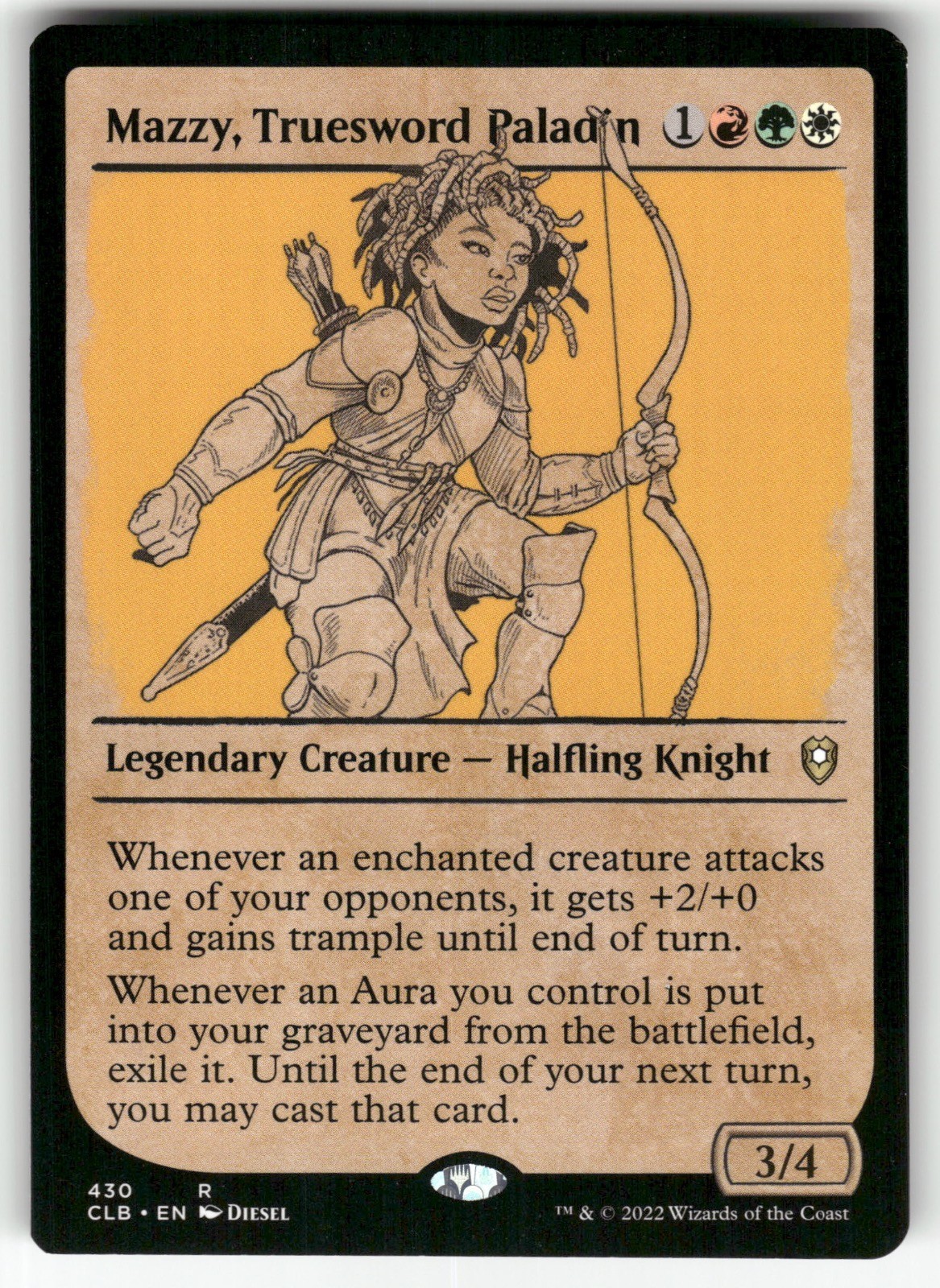 Mazzy, Truesword Paladin 430 Commander Legends: Baldur’s Gate MTG NM