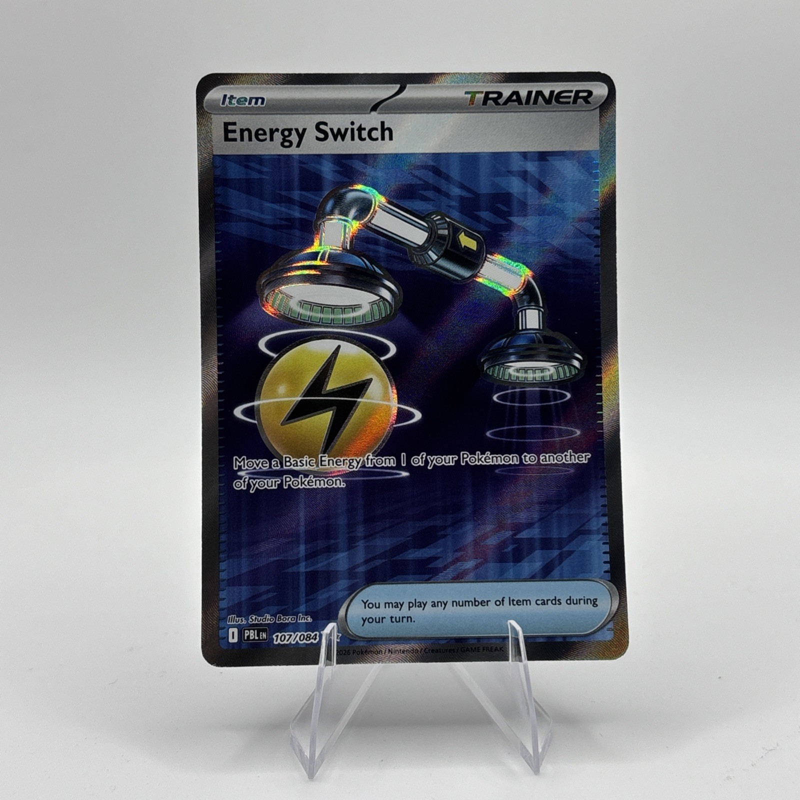 Energy Switch #107/84 (Holo) (NM) ME05: Pitch Black PBL Pokemon