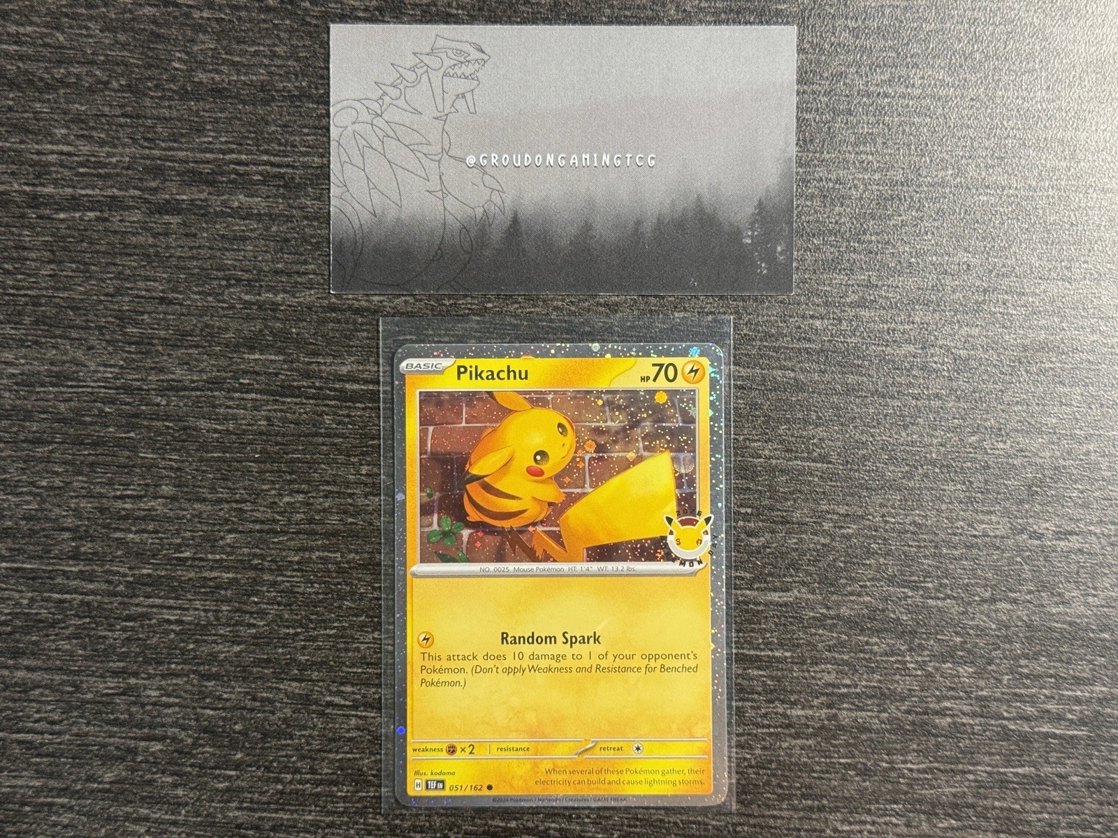 Pikachu Pokemon Day 2026 051/162 30th Anniversary Promo Pokemon TCG – NM