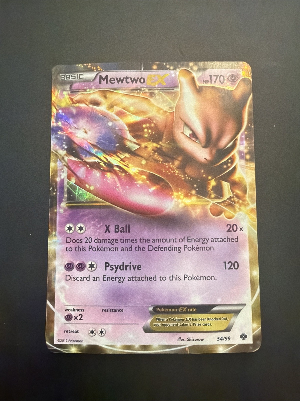 The Pokémon Company Mewtwo EX 54/113 Legendary Treasures Holo Ultra Rare 170HP