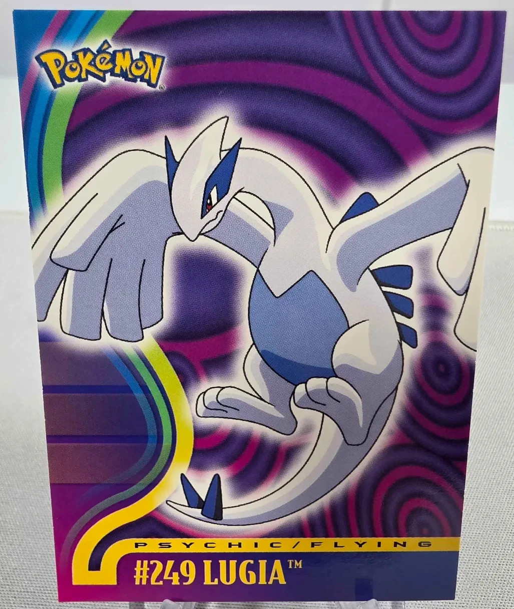 Mint Lugia #249 Johto Series Topps 1st Edition Glossy Non Holo Secret Rare SR
