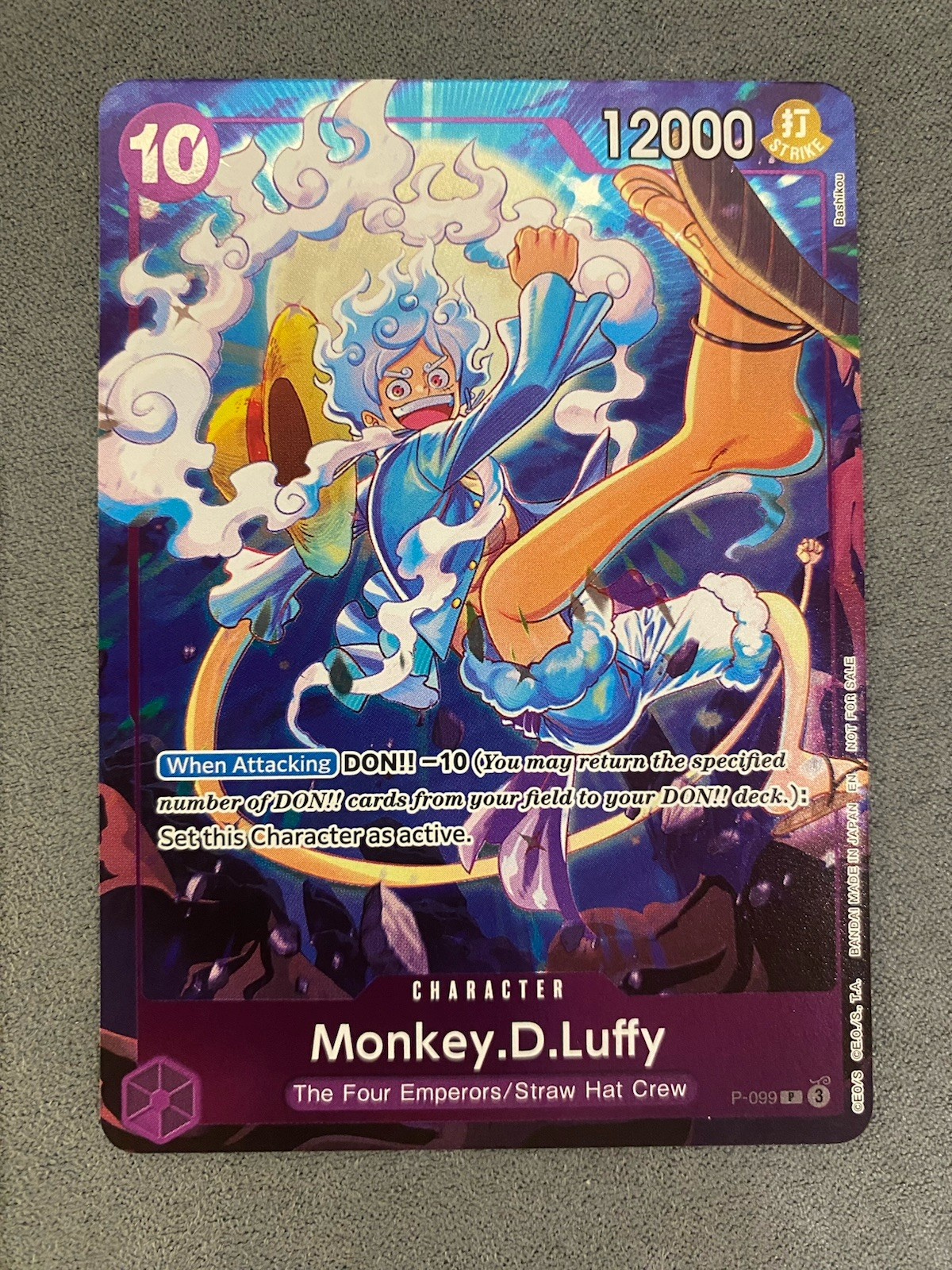 One Piece TCG Monkey D Luffy P-099 Promo Card Game Event Pack Vol. 8