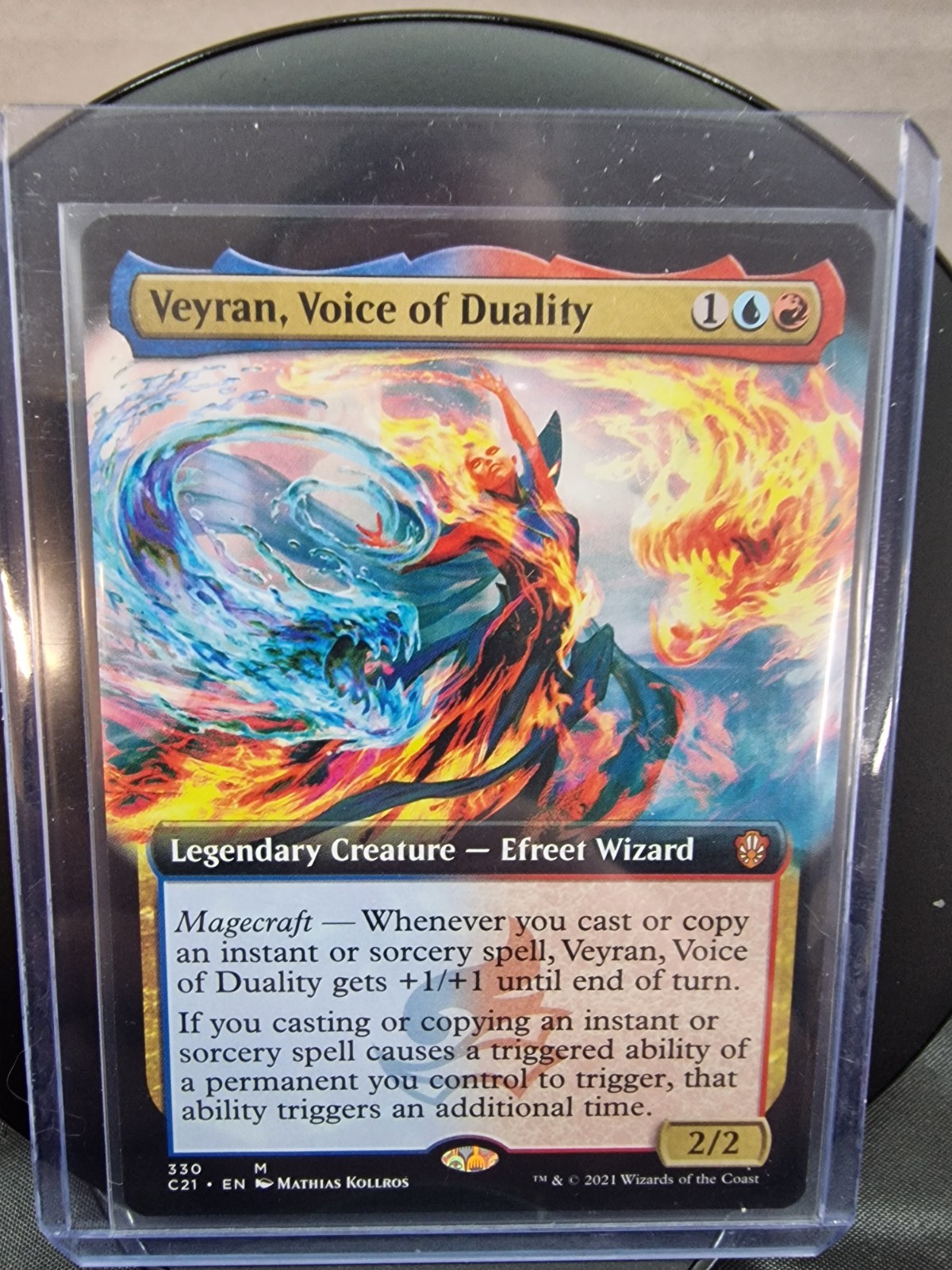 Veyran, Voice of Duality (Extended Art) Commander 2021 Regular