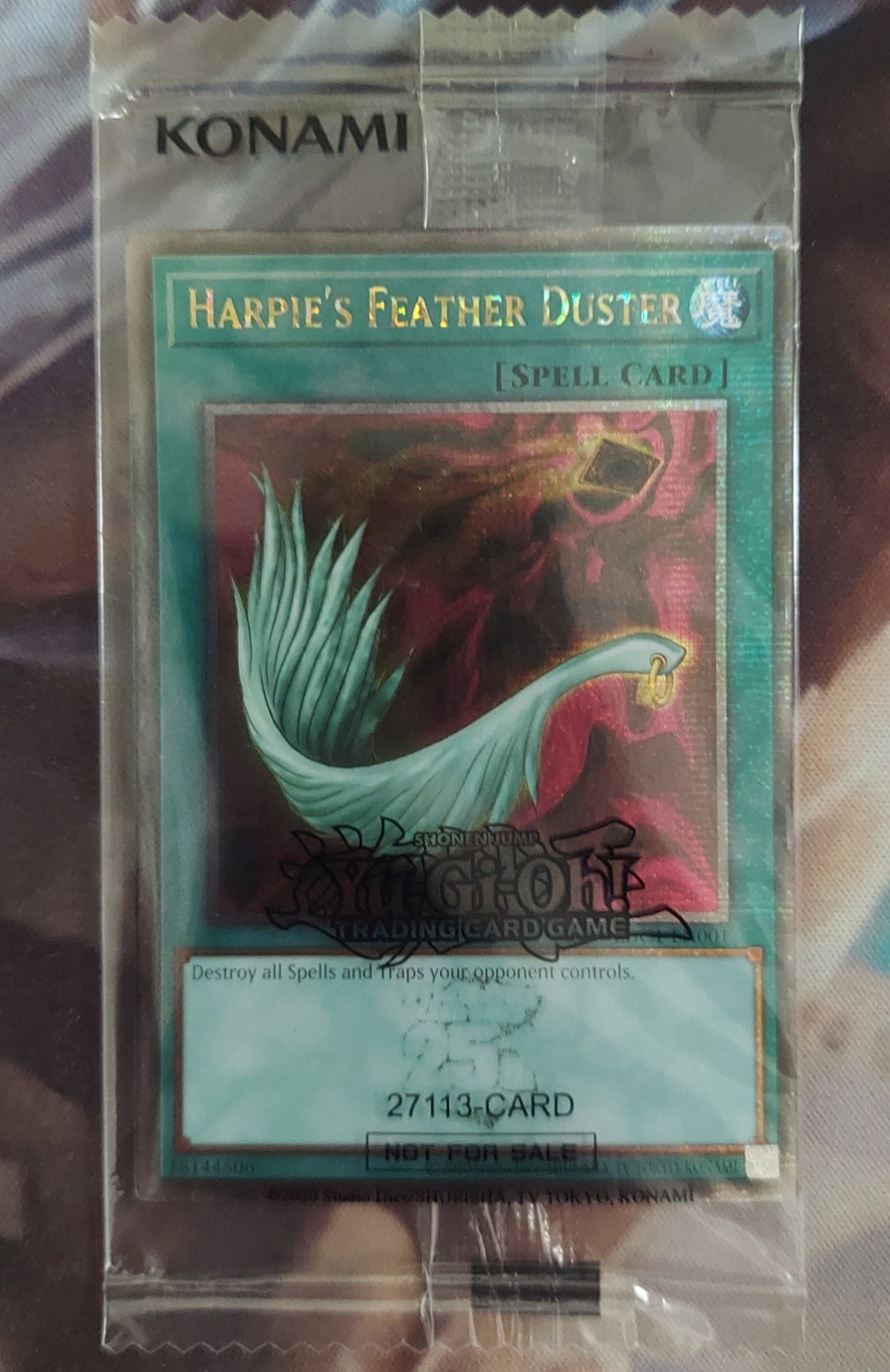 Sealed Harpie’s Feather Duster – EDC1-EN001