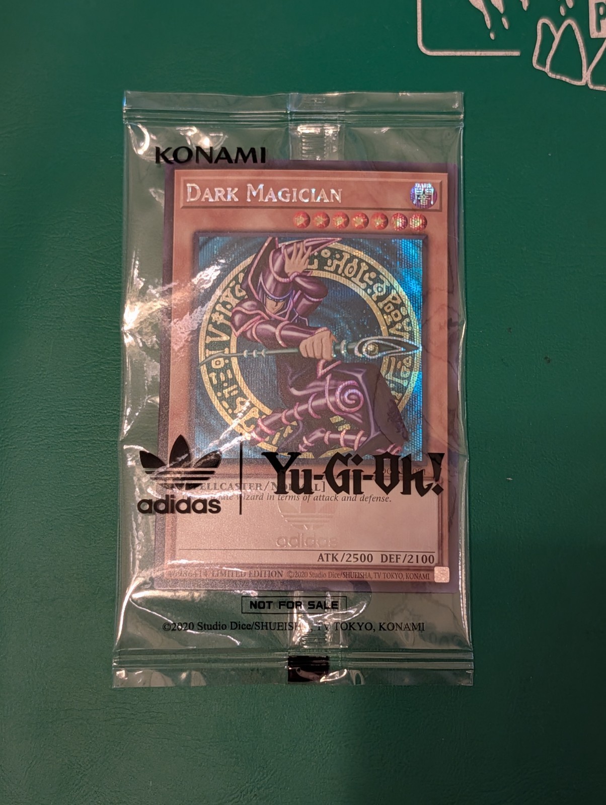 Yu-Gi-Oh Dark Magician adidas Exclusive Card ADC1-EN001