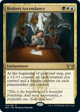 1x Brokers Ascendancy – Streets of New Capenna – NM – MTG