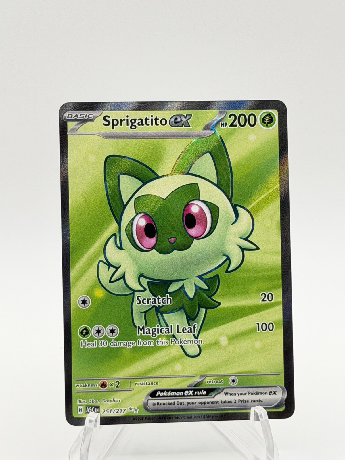 Sprigatito ex 251/217 – Pokemon TCG Ascended Heroes
