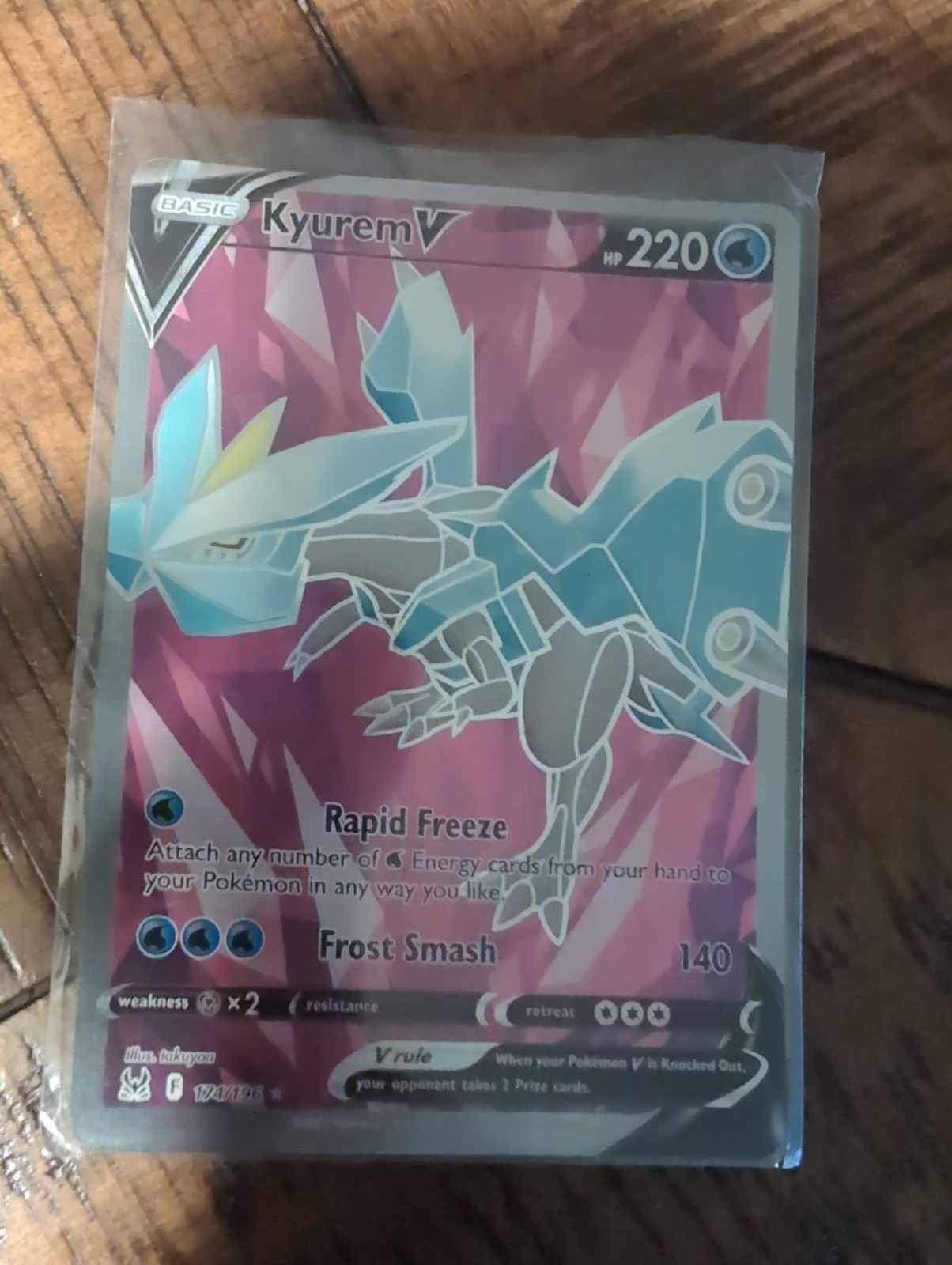 Kyurem V (Full Art) 174/196 Swsh11: Lost Origin Holo