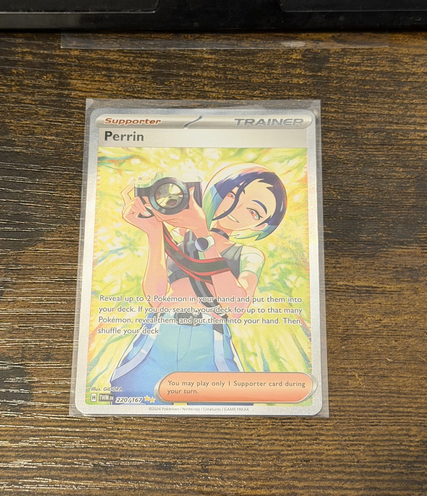 Perrin Holo Special Illustration Rare SV06: Twilight Masquerade 220/167 NM