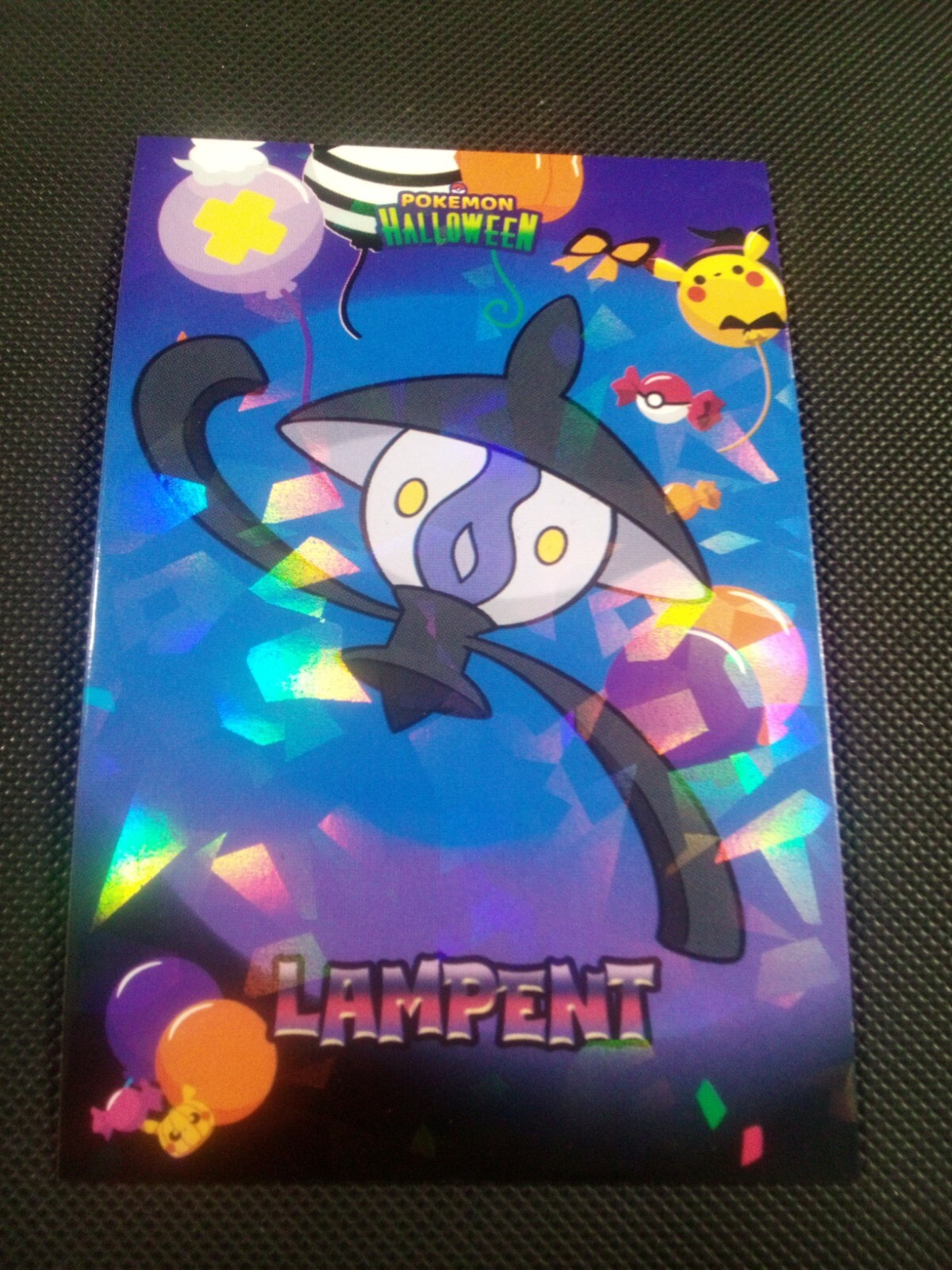 Pokemon 2024 Card Database Halloween Set Lampent Cracked Holo Peru US Seller