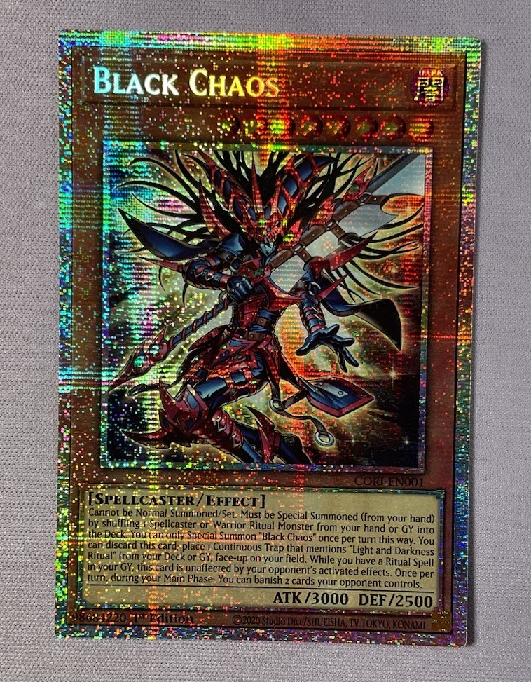 Yugioh Black Chaos Starlight Rare CORI-EN001 Near Mint