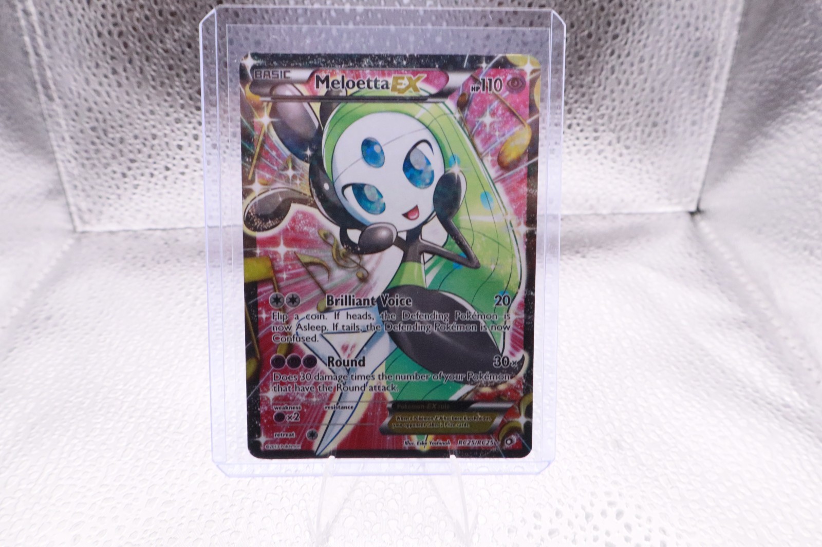 Meloetta EX Holo RC25/RC25 Legendary Treasures: Radiant Collection English LP