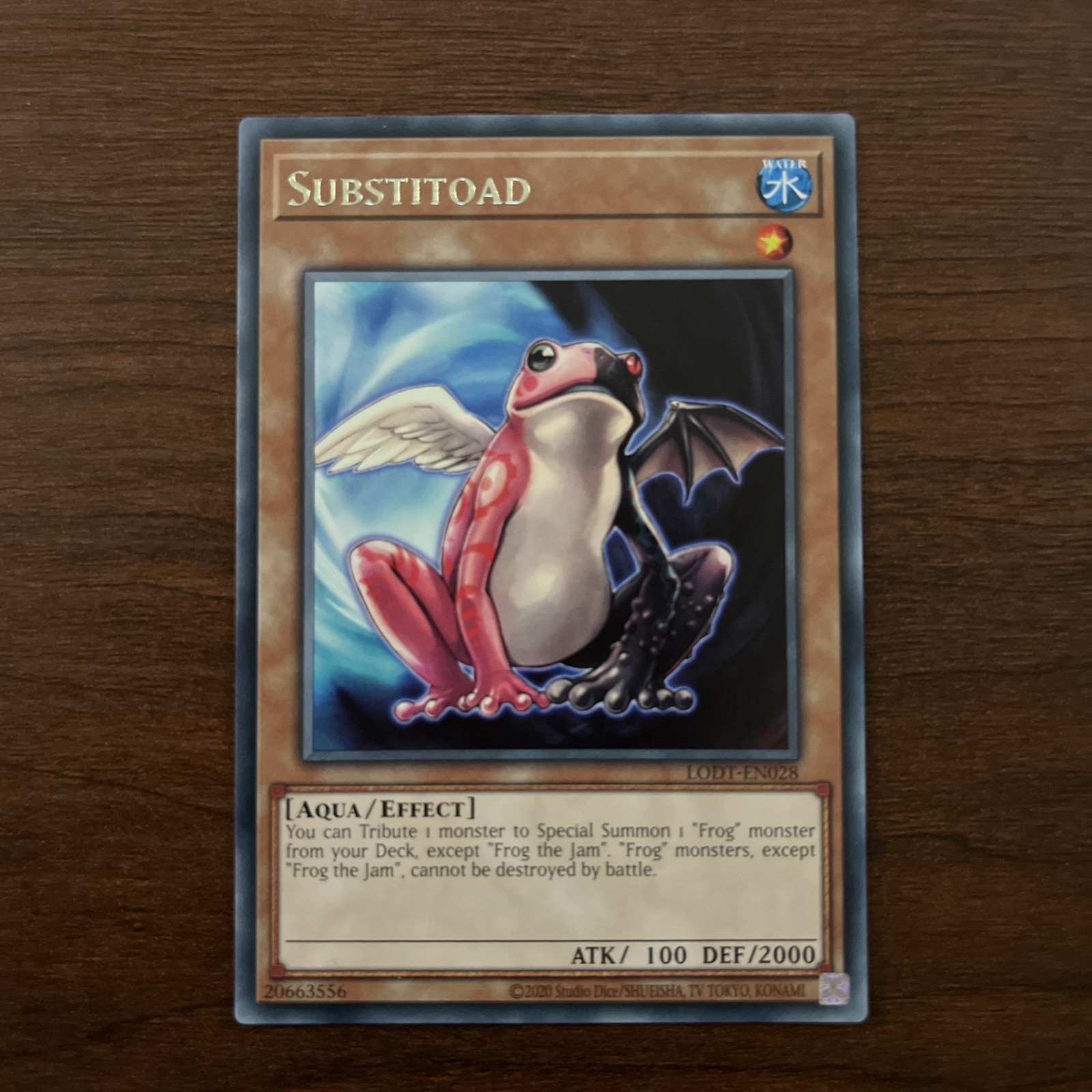 🔥Yu-Gi-Oh! Substitoad LODT-EN034 Rare English🔥