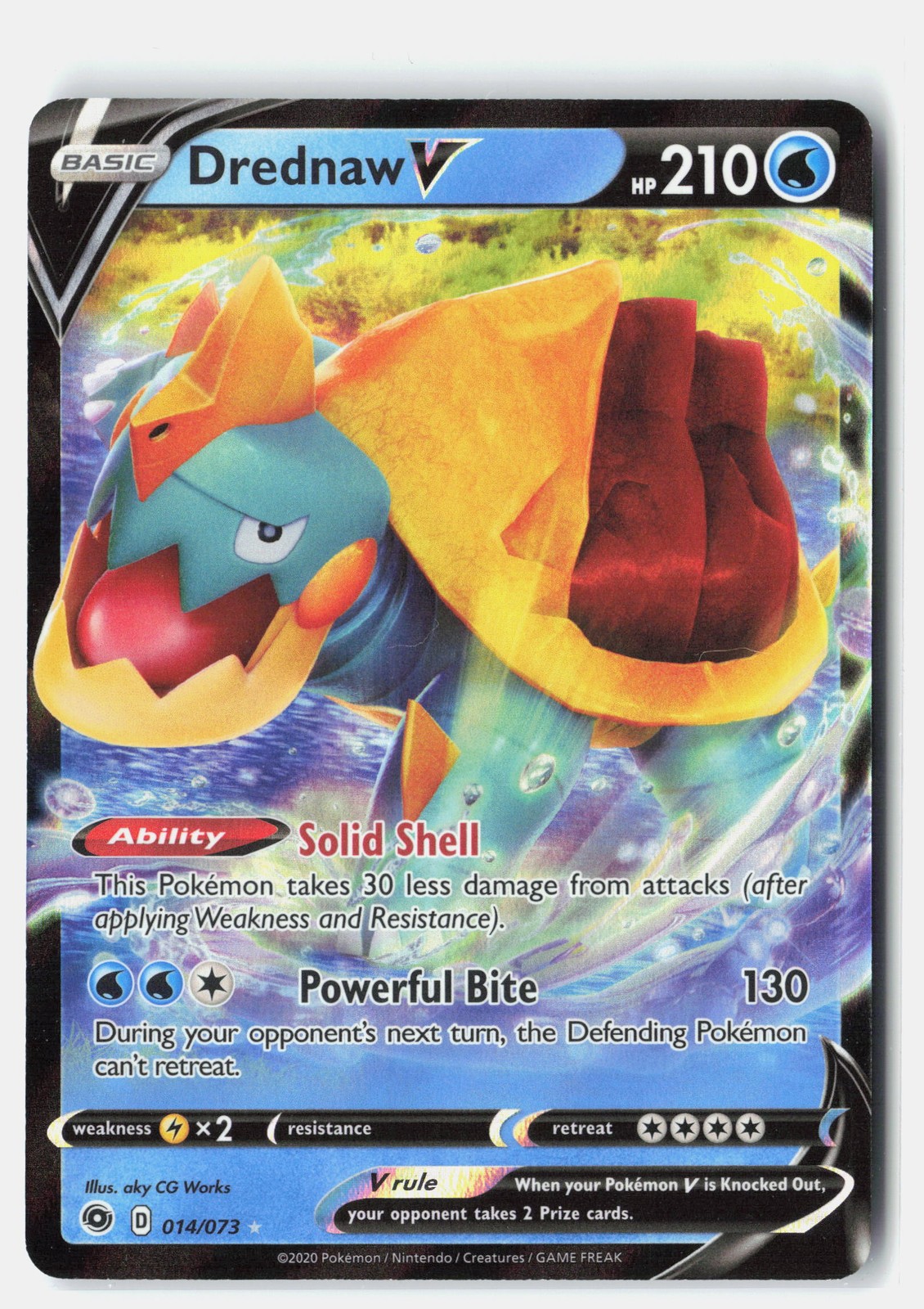 Drednaw V Ultra Rare Holofoil Champion’s Path 14/73 NM aky CG Works