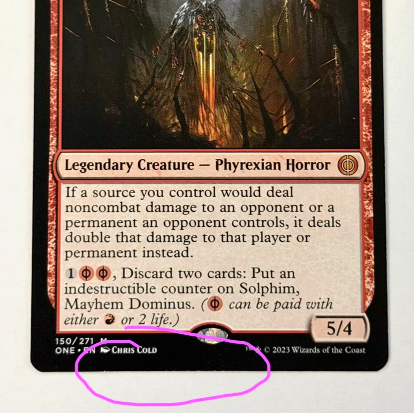 Solphim, Mayhem Dominus #150 | MTG ONE | LP Non-Foil | *FREE SHIPPING*