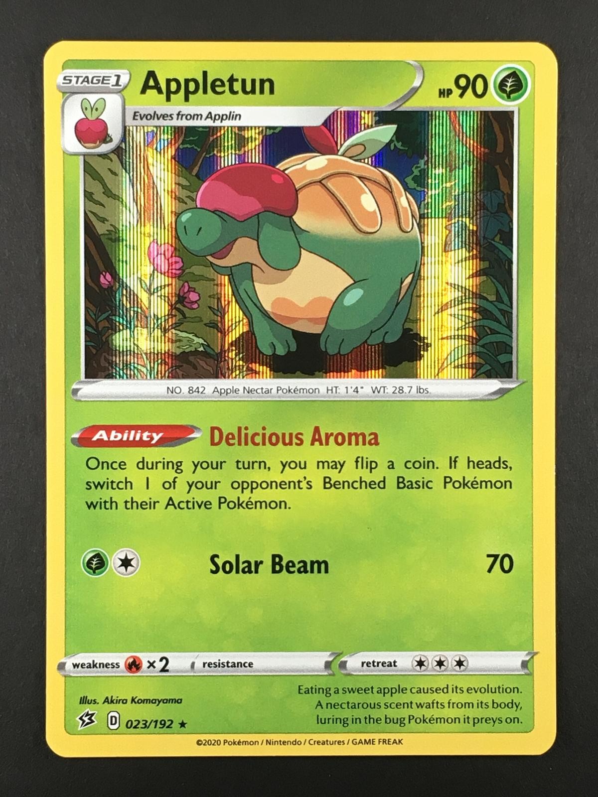 Pokemon TCG Appletun 023/192 Rebel Clash Holo Rare Holo NM/M