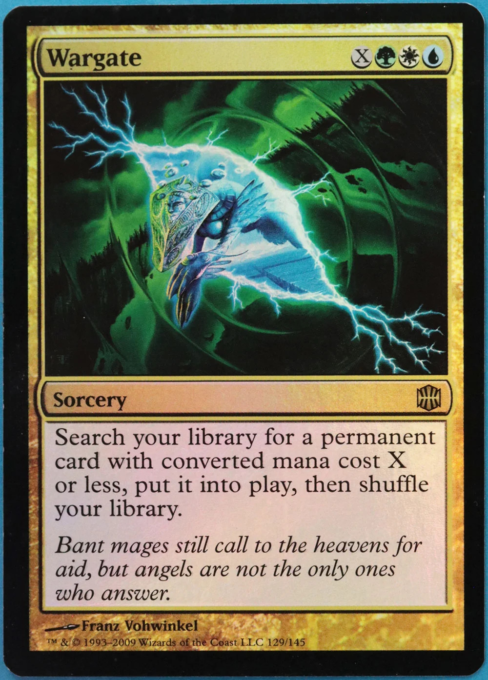 Wargate FOIL Alara Reborn PLD White Blue Green Rare CARD (522680) ABUGames