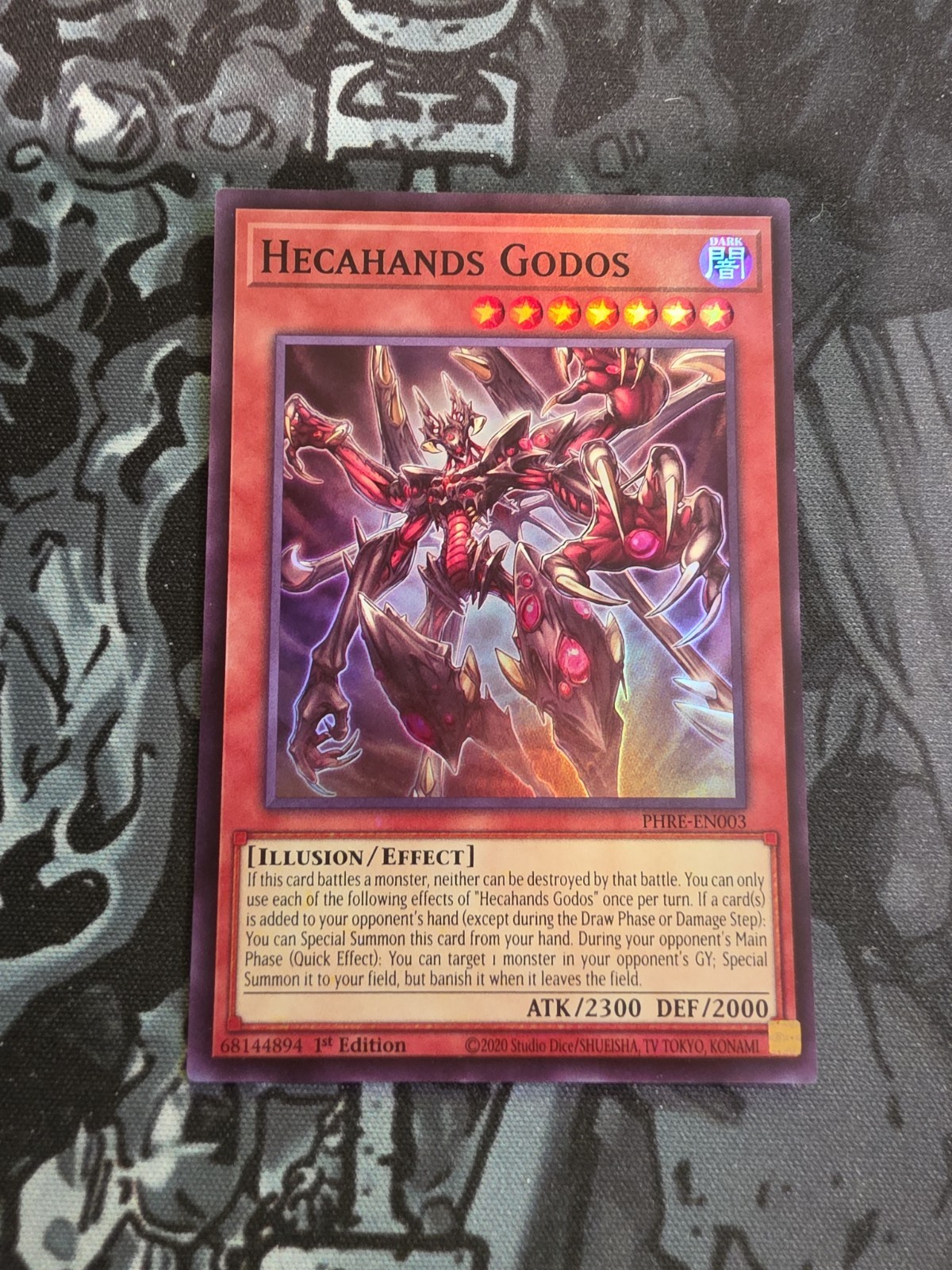 Hecahands Godos PHRE-EN003 1st Edition Super Rare